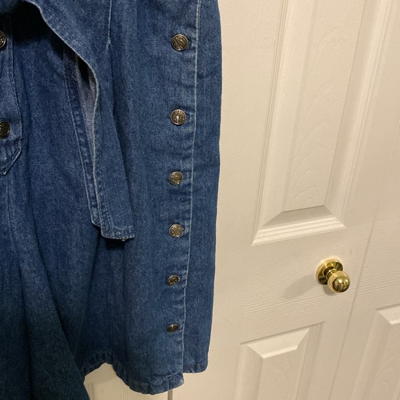 Vintage Denim Short Romper - Picture 6 of 7